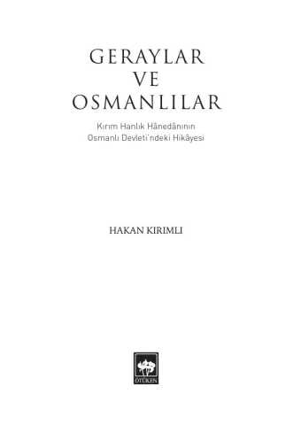Hakan kirimli geraylar ve osmanlilar