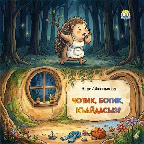 Кирпи балалары саба Уяндылар, къуванып. Анасыны опьтилер, Аш ашап, сонъ кеттилер