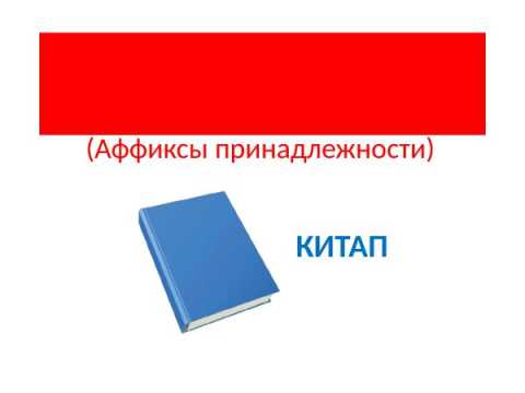 мулькиет аффикслери
