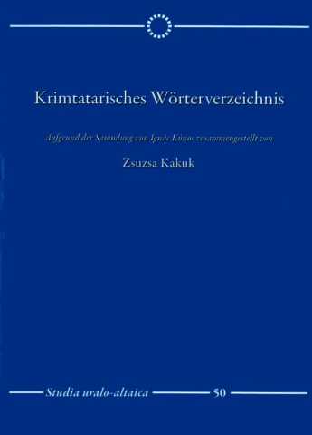 Kakuk zsuzsa hrsg von krimtatarisches woerterverzeichnis